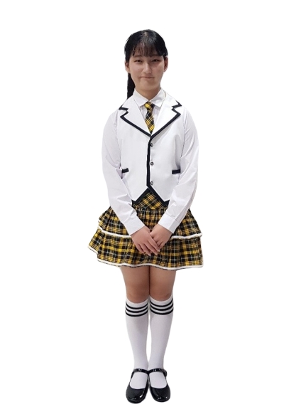합창복 화이트벨로체체크프릴