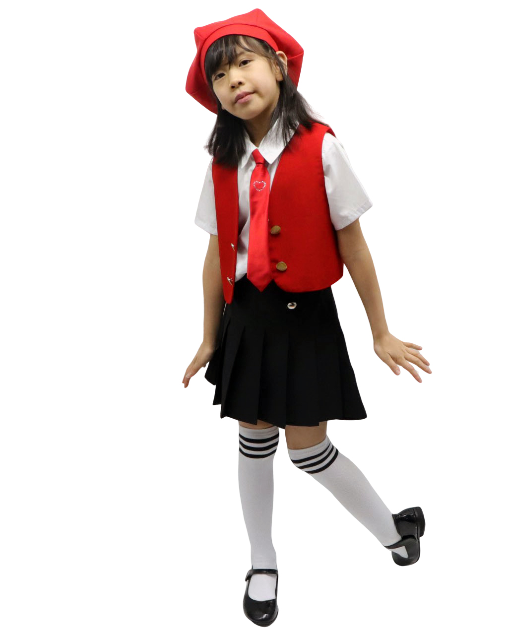 합창복 빨강조끼
