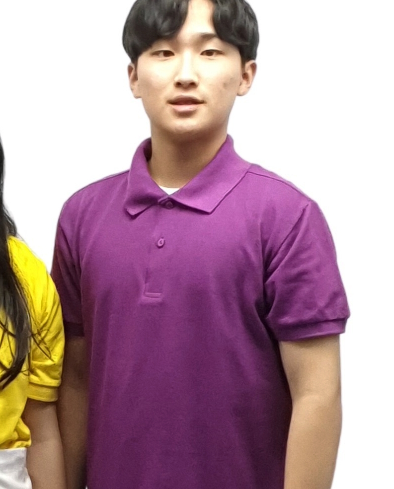 합창복 노랑보라티셔츠