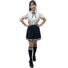 파이핑셔츠블랙스커트