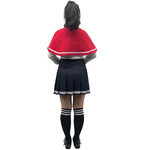 레드화이트양면망토